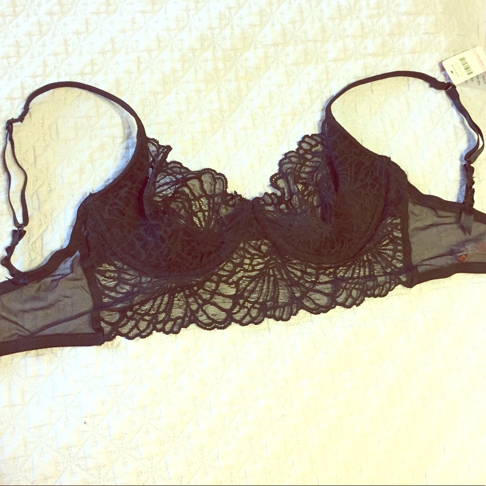 Sexy Black Lace Bra